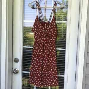 Burgundy Dress